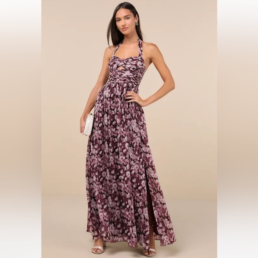 Lulus Halter Maxi Dress
